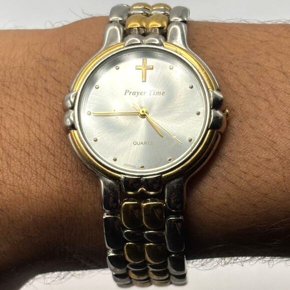 Gold Prayer Time Men's Watch - Picture 1 of 5